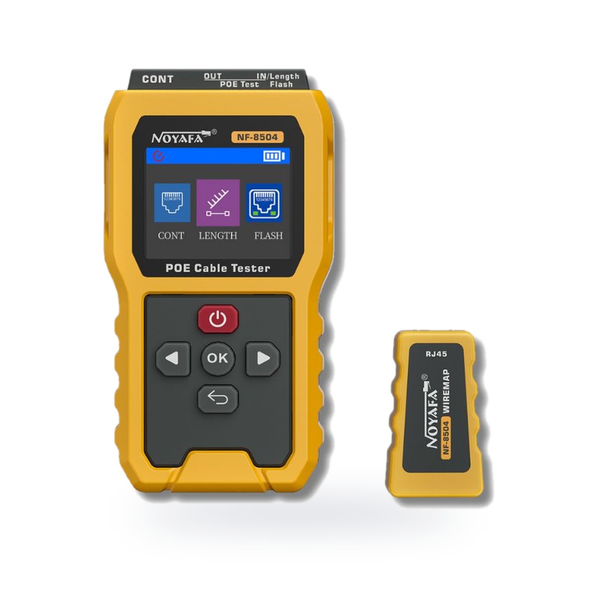 NOYAFA NF-8504 PoE Cable Tester with 2.4" Colour Screen