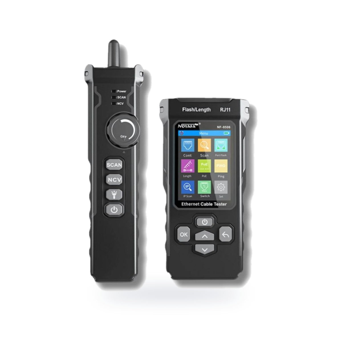 NOYAFA NF-8506 Network Cable Tracer & Tester with PoE, PING & IP Scan